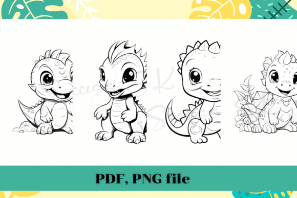 15 More Cute Dinosaur Coloring Pages for Toddlers (Free Printable)