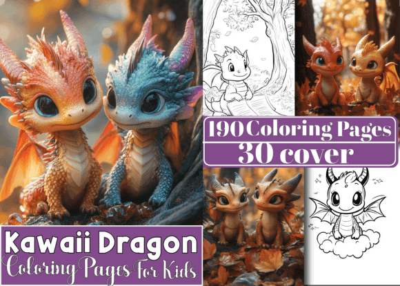 18 Cute Baby Dragon Coloring Pages for Toddlers and Kids